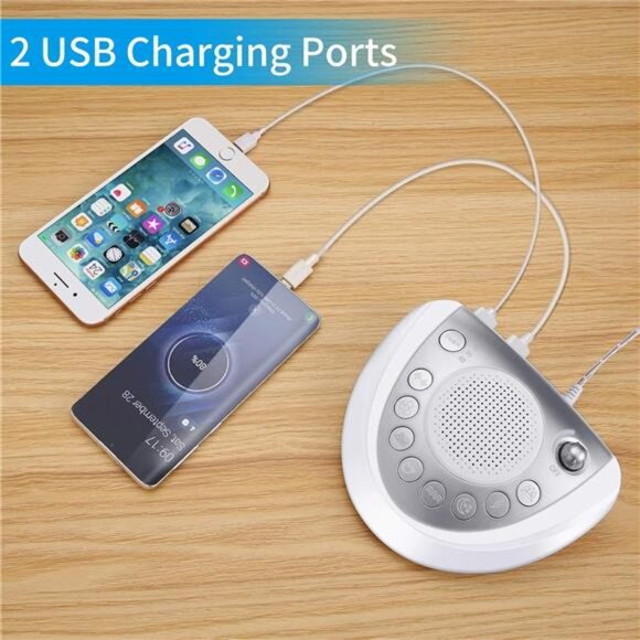 White Noise Machine, Battery Powered Sound Machine, Portable Sleep - Picture 4 of 14